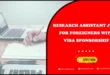 Research Assistant Jobs in Canada